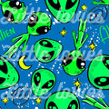 Alien invasion Fabric PREORDER