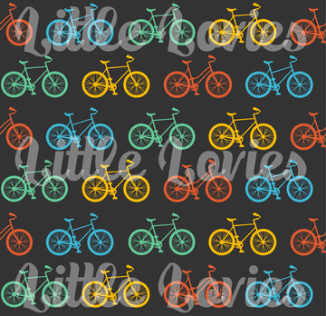 Colorful bicycles Fabric PREORDER