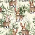 Bunny leaves Fabric PREORDER